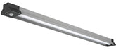 Hampton Bay Lighting 40 in. 64-Watt Equivalent Black Brushed Nickel Motion Sensor LED Shop Light Linkable 3000 Lumens 4000K Bright White, Grey (55701191)